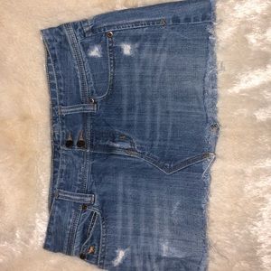 Abercrombie Jean Skirt